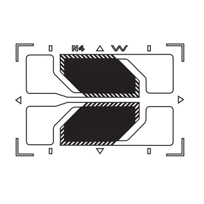 Shear Torsion V Rossetes Foil Strain Gauge HA-B series