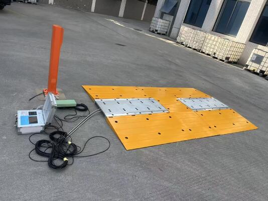 Hệ thống cân xe có hệ thống đo lường axle portable đa năng với chỉ số không dây